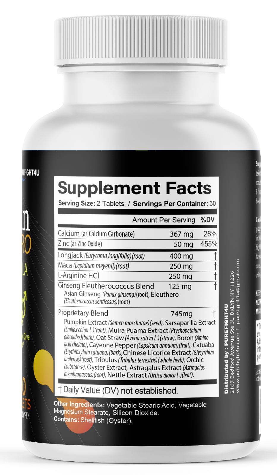 Provigoran Pro Male Performance Maximum Strength Supplement - 12 Bottl ...