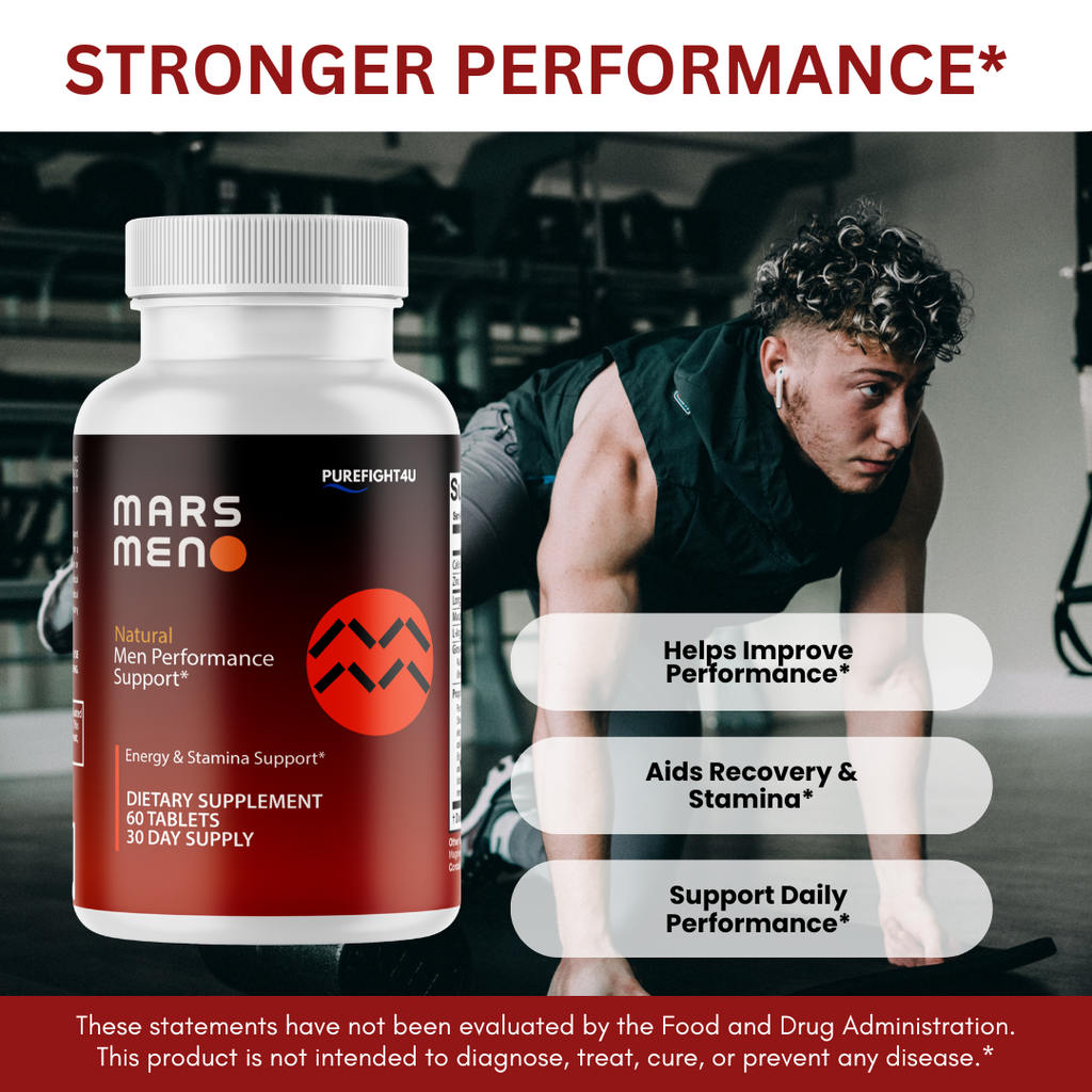 Mars Men Male Performance Maximum Strength Supplement - 4 Bottles ...