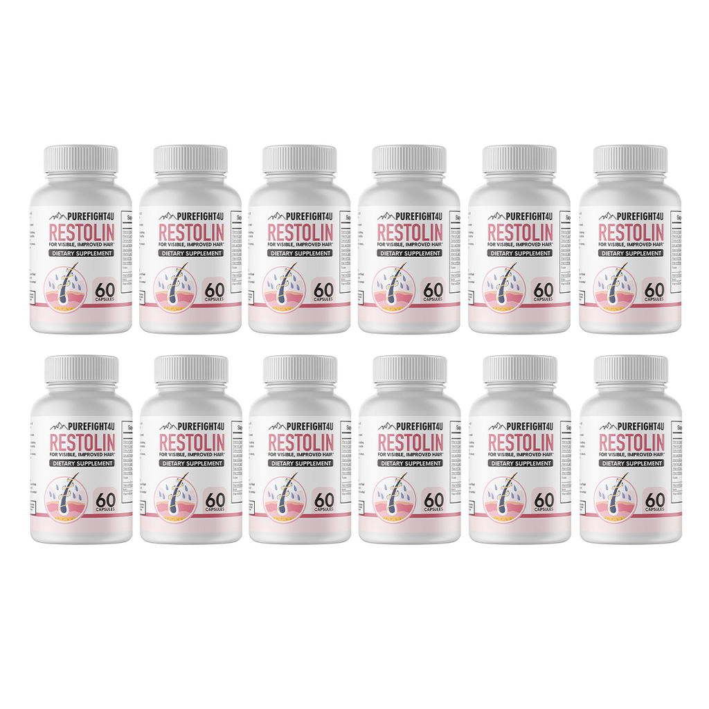 Restolin Hair Skin and Nails Supplement 12 Bottles 720 Capsules