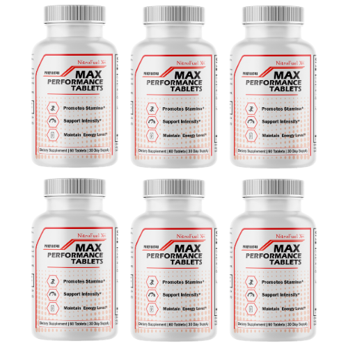 NitroFuel X Max Performance Male Maximum Strength Supplement - Six (6 ...