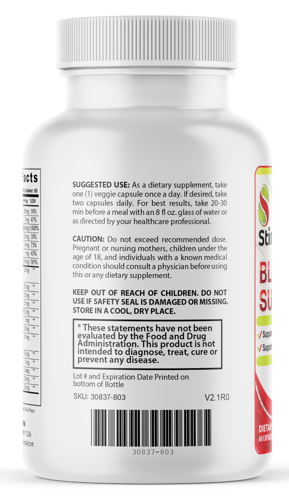 Stimula Blood Support Supplement for Healthy Blood Pressure - 12 Bottl ...