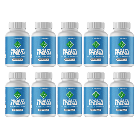 Prosta Stream Dietary Supplement 10 Bottles 600 Capsules