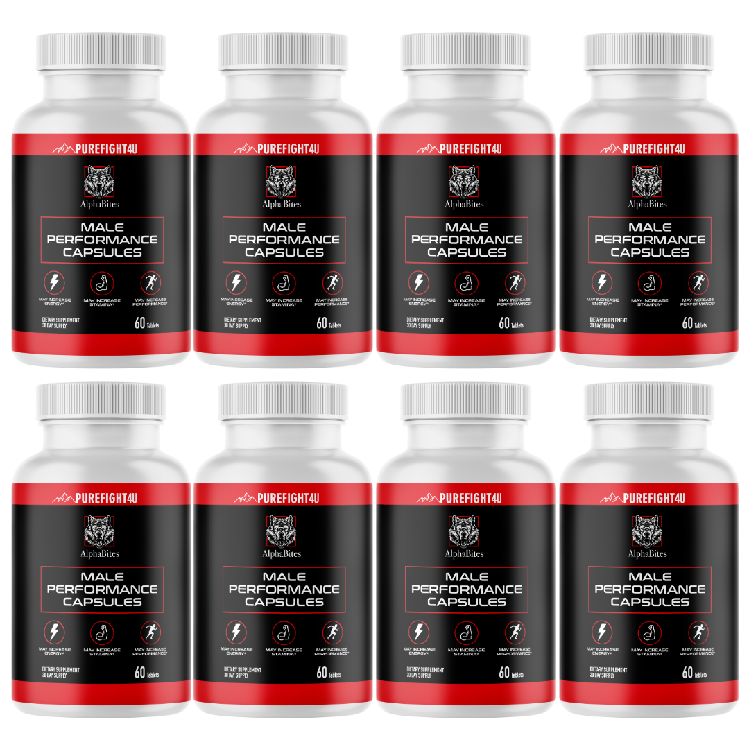 AlphaBites Male Performance to Boost Endurance Authentic 480 Tablets