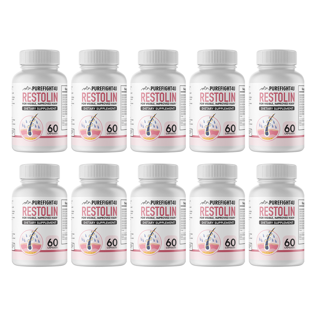 Restolin Hair Skin and Nails Supplement 10 Bottles 600 Capsules