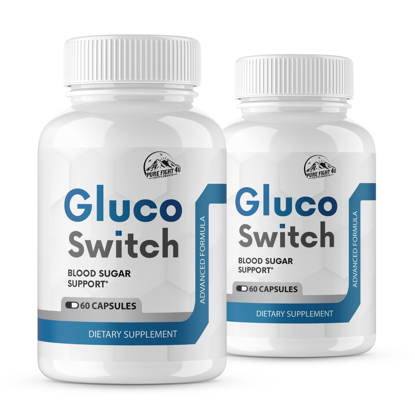 Gluco Switch Blood Sugar Support, Natural Formula for Sugar Balance, 60 Capsules
