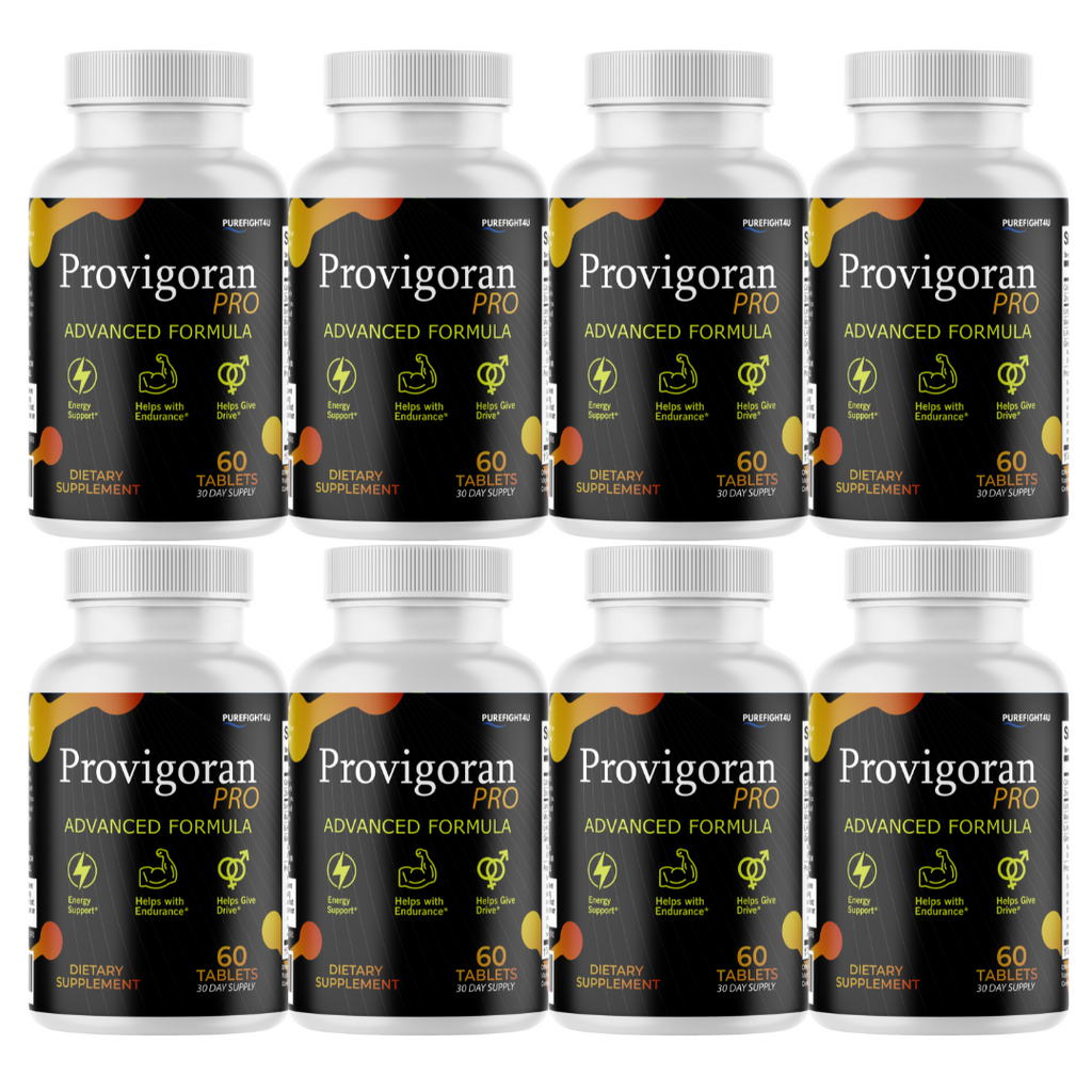 Provigoran Pro Male Performance Maximum Strength Supplement - 8 Bottle ...