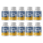 Liver Health RX Formula Supplement Pure Health 10 Bottles 600 Capsules