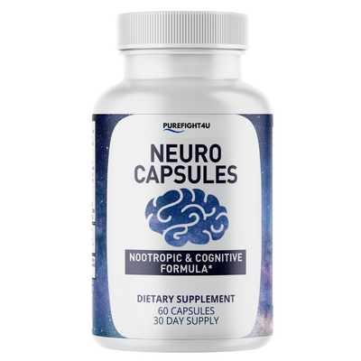 Neuro Capsules Nootropic & Cognitive Formula Supplement - 60 Capsules