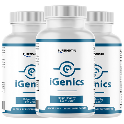 iGenics Eye & Vision Health Natural Formula Supplement - I Genics - 60 Capsules