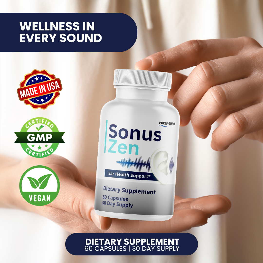 Sonus Zen Capsules Ear Health Support Dietary Supplement - 60 Bottles