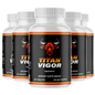 Titan Vigor for Men, Male Energy & Vitality Pills Supplement - 5 Bottles | 300 Tablets