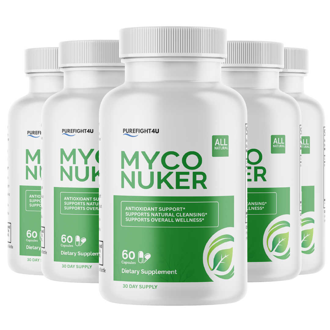 Myco Nuker Gut Health Supplement - MycoNuker - 5 Bottles 300 Capsules