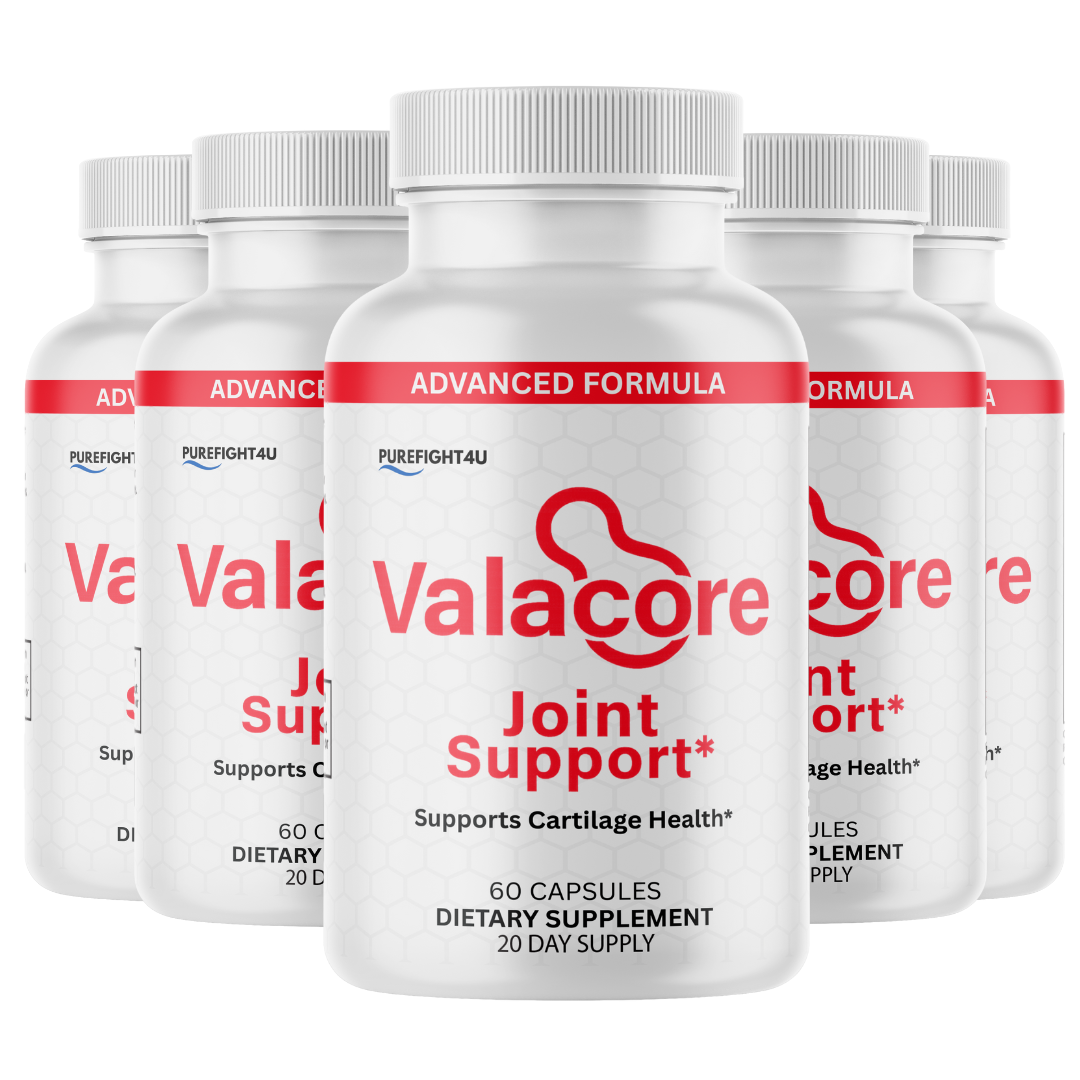 Valacore Joint Support Formula Supplement | 5 Bottles 300 Capsules