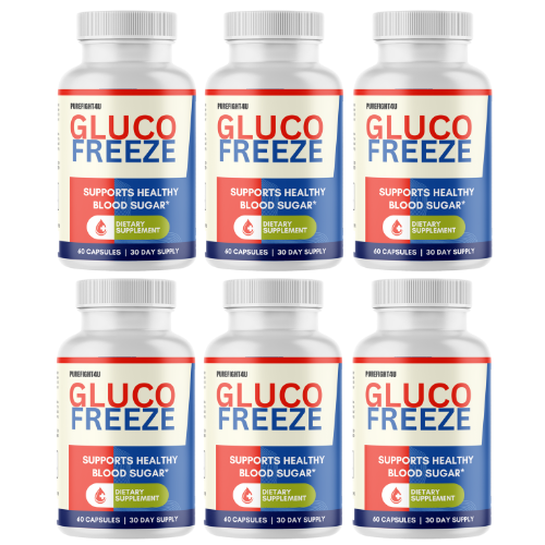 Gluco Freeze Natural Formula Blood Sugar Support Supplement, 60 Capsules