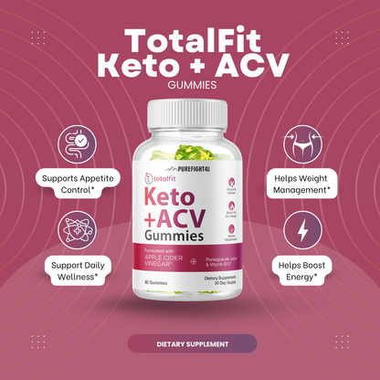 Keto+ ACV Totalfit Gummies-60 Gummies