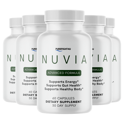 Nuvia Capsules, Advanced Keto Formula Supplement - 5 Bottles 300 Capsules