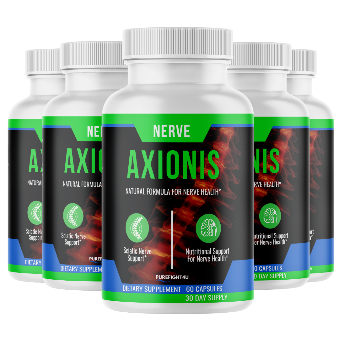 Axionis Advanced Nerve Support Formula Supplement | 5 Bottles