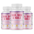 Purefight4u Hair, Skin & Nails Supports Healthy Hair Growth wBiotin -60 Capsules