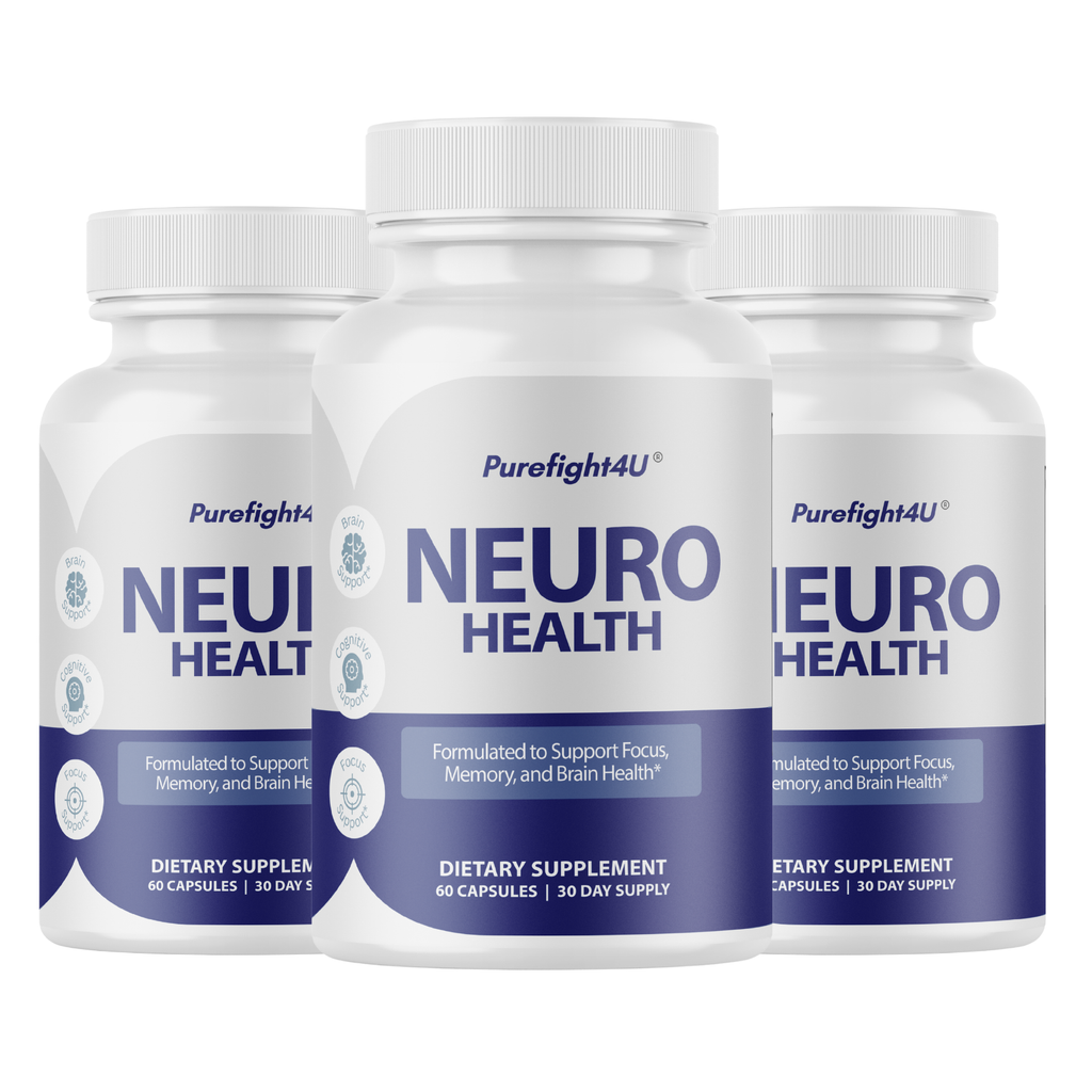 Neuro Health Formulated to Support Memory & Brain Health Supplement- 3 Bottles