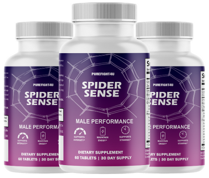 Spider-Sense Overall Health & Energy Male Performance - 3 Bottles