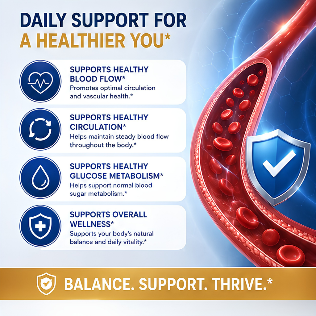 GlicoDex - Blood Balance Support Formula Supplement | 60 Capsules
