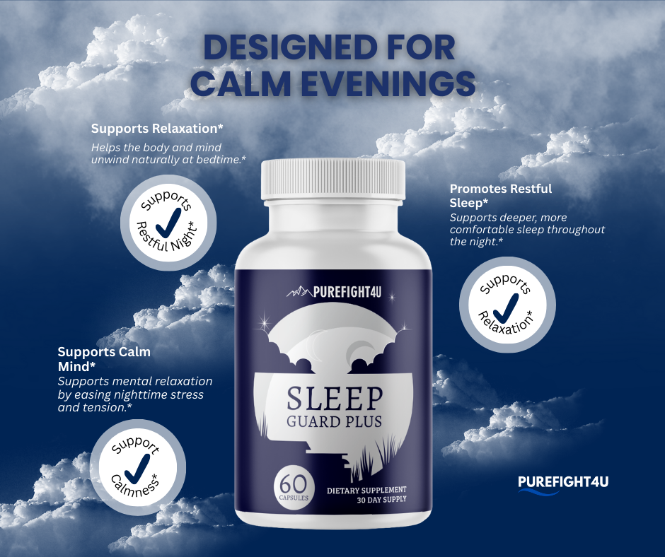 Sleep Guard Plus Dietary Supplement 60 Capsules - 6 Bottles