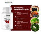 Brain Productivity - Reduce Feelings of Overwhelm Supplement Capsules 10 Bottles