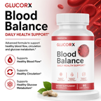GlucoRX - Blood Balance Support Formula Supplement - 60 Capsules