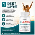 SilActiv Healthy Weight Support | Energy & Digestive Wellness Formula | 60 Capsules - 10 Bottles
