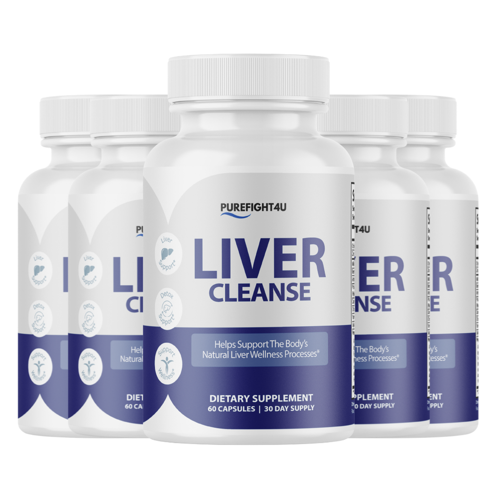 Liver Cleanse Advanced Liver Health Wellness Support Formula Supplement - 6 Bottles