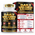PureFight4U Daily Wellness Balance with D-Mannose, Cranberry, Hibiscus & Dandelion, 60 Capsules
