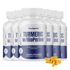 Turmeric w/ BioPerine Supports Joint Comfort & Mobility Supplement - 5 Bottles