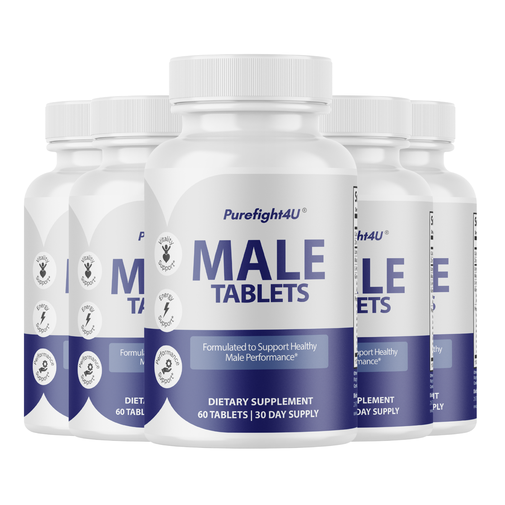 Male Tablets Daily Wellness Support for Energy & Vitality Supplement- 60 Tablets