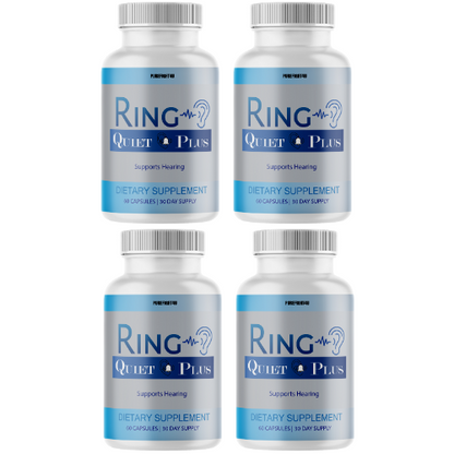 Ring Quiet Plus Hearing Support Formula 4 Bottles 240 Capsules