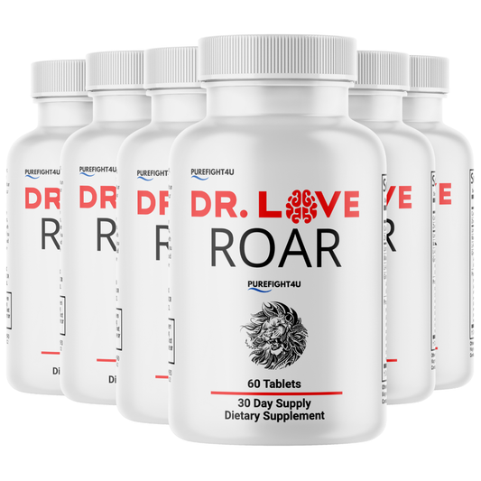 Dr. Love Roar Supports Energy and Vitality Male Health Supplement | 6 Bottles