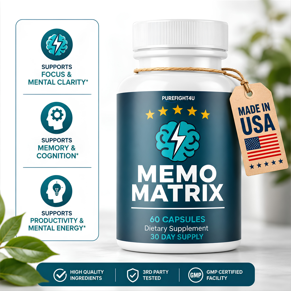 MemoMatrix Supports Cognitive Memory & Focus Supplement | 60 Capsules
