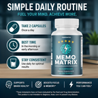 MemoMatrix Supports Cognitive Memory & Focus Supplement | 60 Capsules