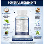 MemoryOn Brain Mental Clarity Support Supplement | 60 Capsules