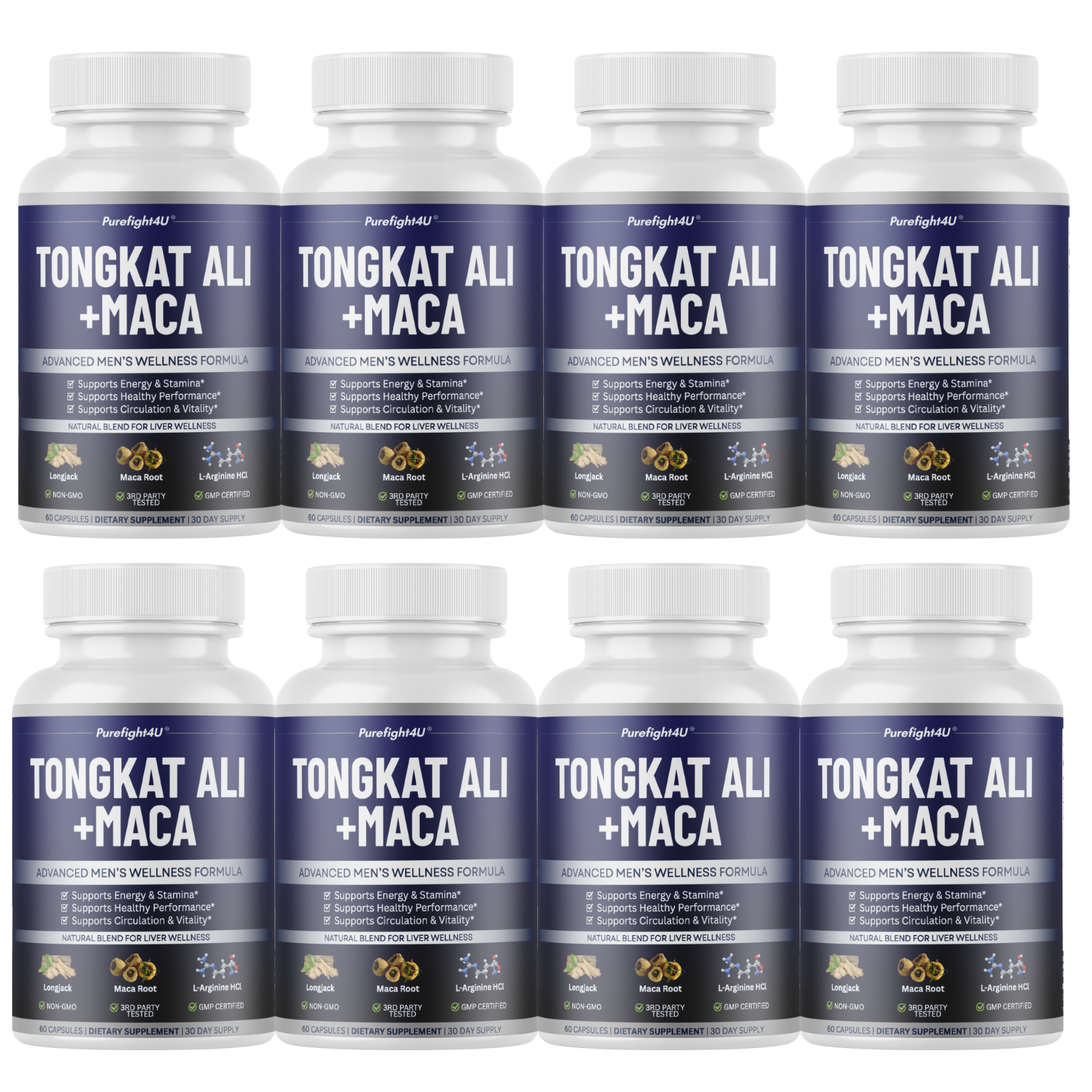 Tongkat Ali +Maca Advanced Male Performance Supplement to Boost Stamina - 60 Tablets