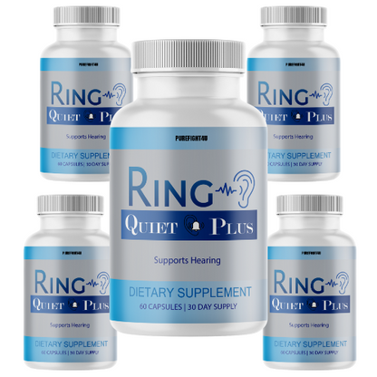 Ring Quiet Plus Hearing Support Formula 5 Bottles 300 Capsules