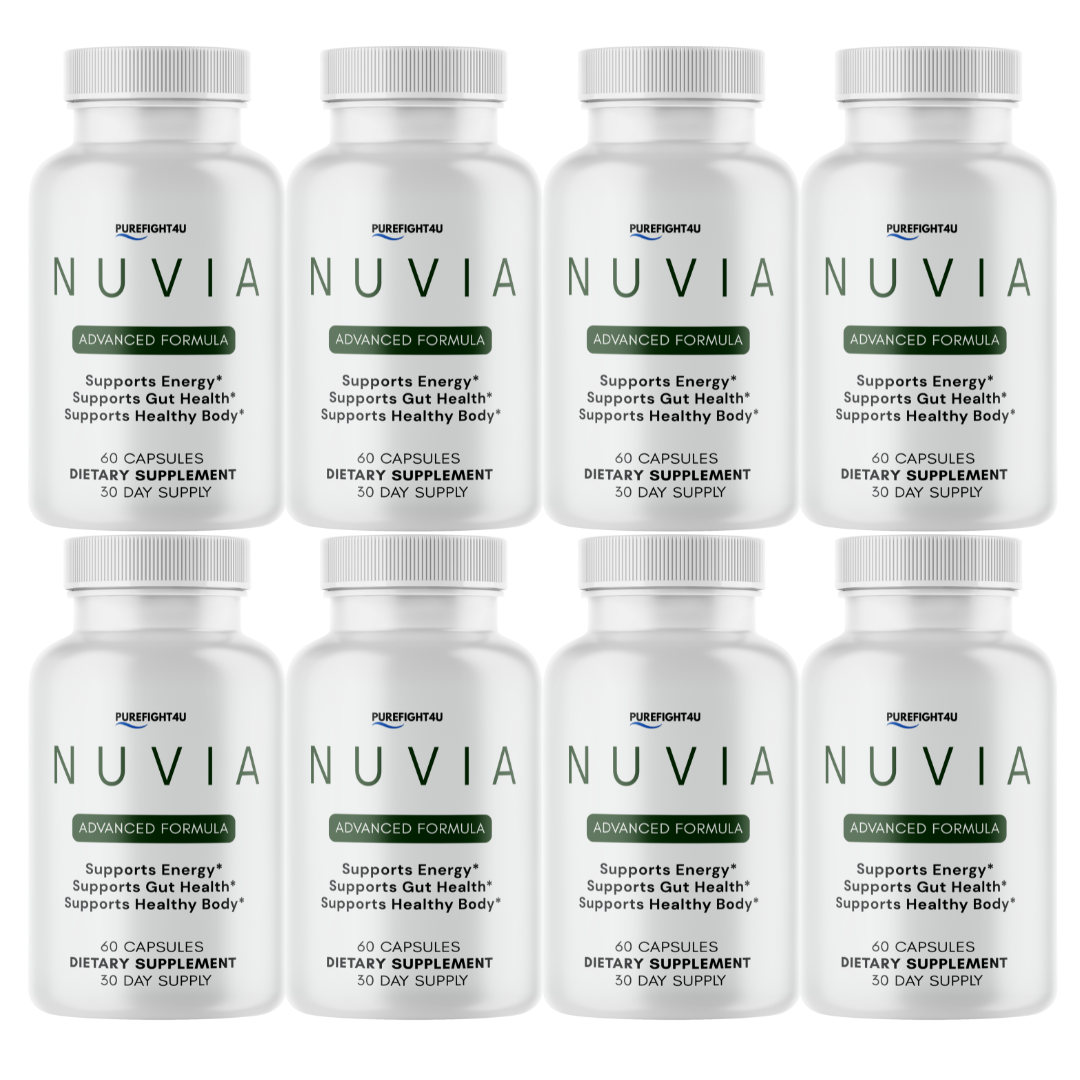 Nuvia Capsules, Advanced Keto Formula Supplement - 8 Bottles