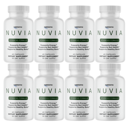 Nuvia Capsules, Advanced Keto Formula Supplement - 8 Bottles