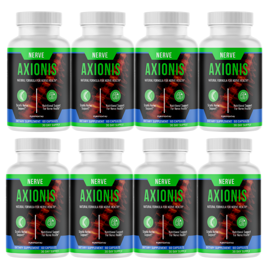 Axionis Advanced Nerve Support Formula Supplement | 8 Bottles