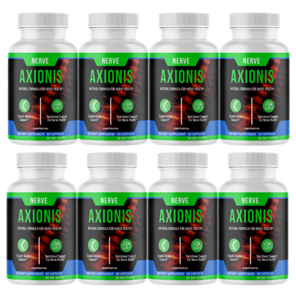 Axionis Advanced Nerve Support Formula Supplement | 8 Bottles