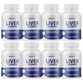 Liver Cleanse Advanced Liver Health Wellness Support Formula Supplement - 8 Bottles