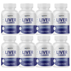 Liver Cleanse Advanced Liver Health Wellness Support Formula Supplement - 8 Bottles