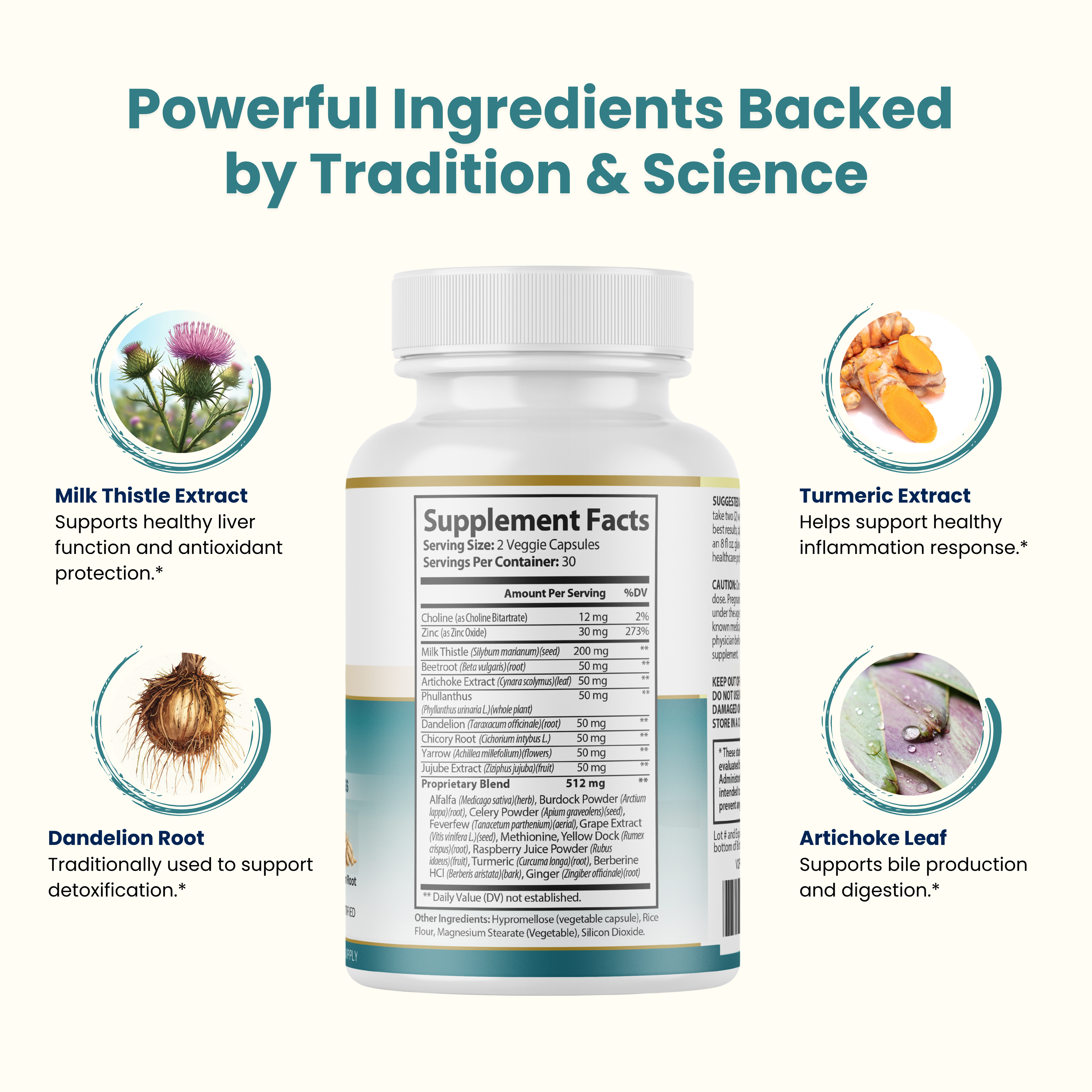 Liver Health Advanced Liver Wellness Support Formula Supplement - 60 Bottles