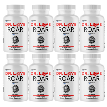 Dr. Love Roar Supports Energy and Vitality Male Health Supplement | 8 Bottles