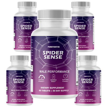 Spider-Sense Overall Health & Energy Male Performance - 5 Bottles