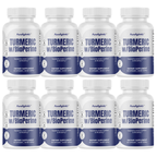 Turmeric w/ BioPerine Supports Joint Comfort & Mobility Supplement - 8 Bottles